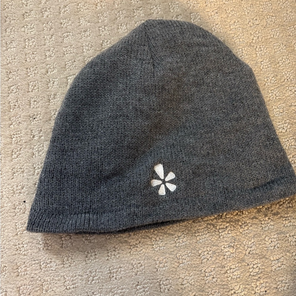 Gray Knit Beanie with Yelp Logo